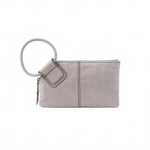 NEW HOBO women's sable clutch in light grey